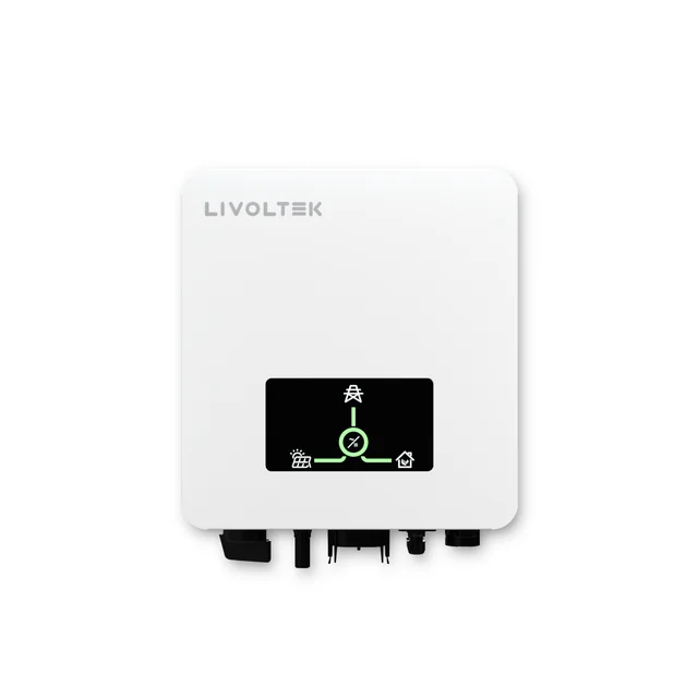 Convertitore LIVOLTEK GT1-3K6D1 1-fazowy, 3.6kW con SPD III e Wifi, 2 MPPT