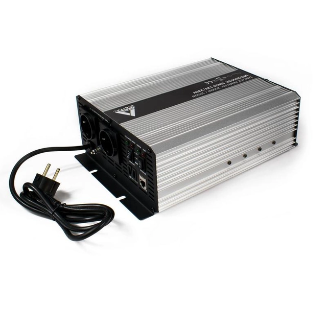 Convertitore, UPS 12-> 230V AZO SINUS UPS-2000SR Convertitore, convertitore, UPS