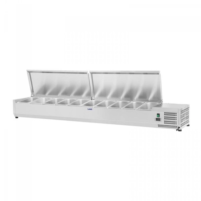 Cooling extension - 200 x 33 cm - 10 x GN 1/4 ROYAL CATERING 10010936 RCKV-200/33-10S