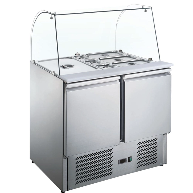 Cooling Table 2-Drzwiowy Salad with Top 240l Stalgast 832222