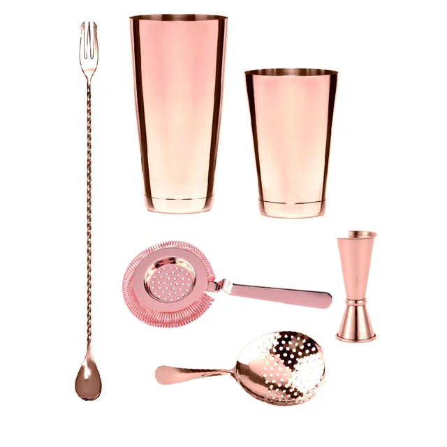 Copper bartender set