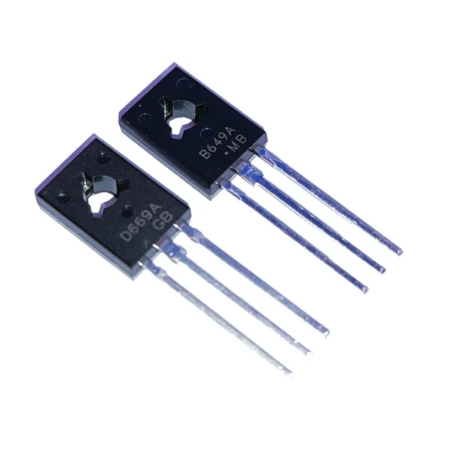 Coppia di transistor 2SB649 2SD669 TO-126