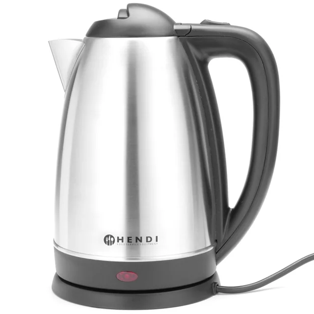 Cordless electric kettle made of stainless steel 2.5 l - Hendi 209936