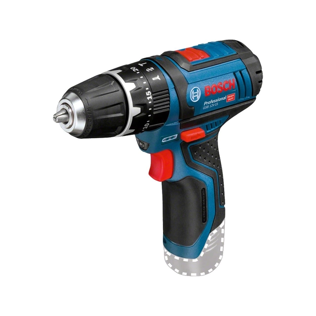 Cordless impact driver Bosch GSB 12V-15, 12 V (without battery and charger)
