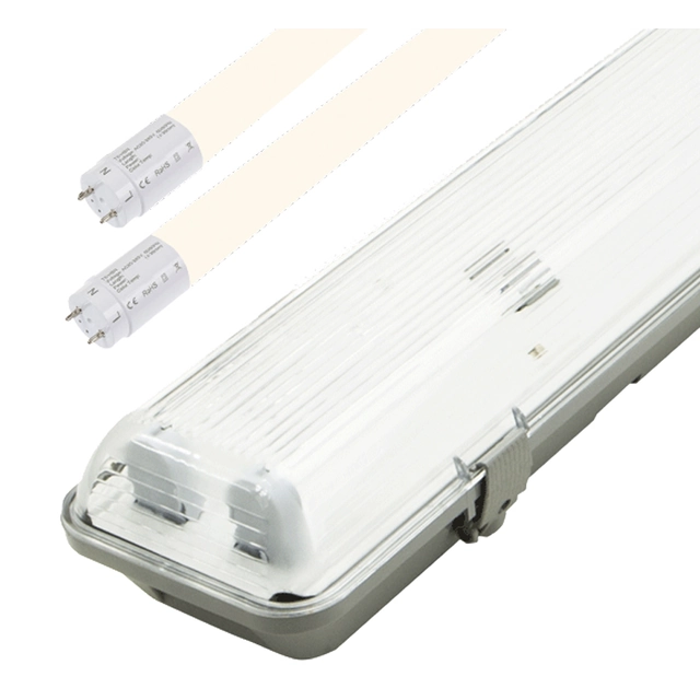 Corps LEDsviti LED fluorescentes 150cm + 2x LED fluorescentes 20W blanc chaud 4600lm (2915) + 2x LED fluorescentes 20W blanc chaud 4600lm