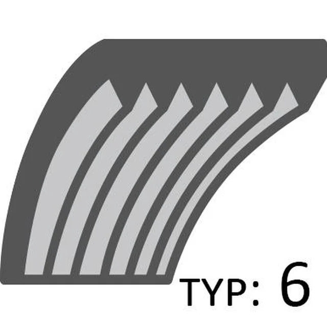 Correa de transmisión vonblon 190-J KVM600MH,KVM600MH-LI /18,5x514/ POR43-0044