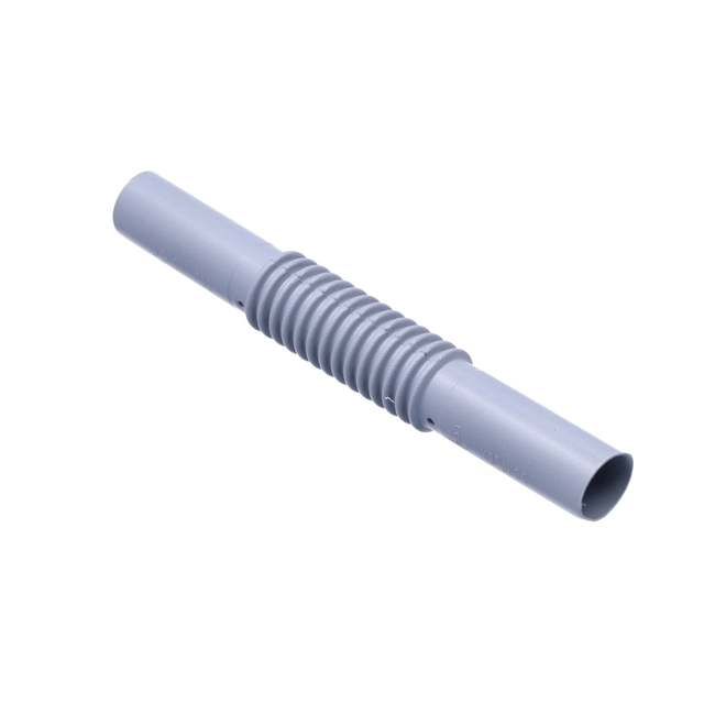 Corrugated connector for electrical installation pipes Fi-18, grey, ONLINE