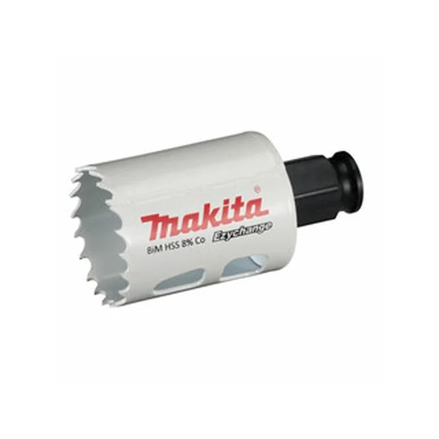 Cortador circular Makita 38 mm | Comprimento: 44 mm | HSS-Cobalto Bimetal | Ferramenta de captura: Ezychange | 1 unidades