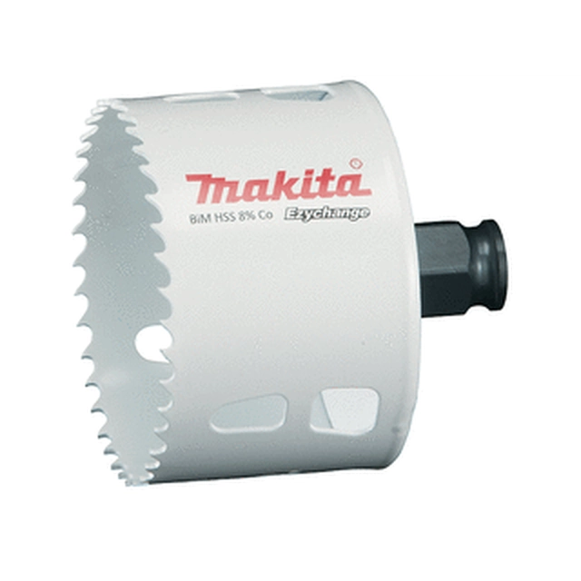 Cortador circular Makita 73 mm | Comprimento: 44 mm | HSS-Cobalto Bimetal | Captura de ferramenta: Ezychange |