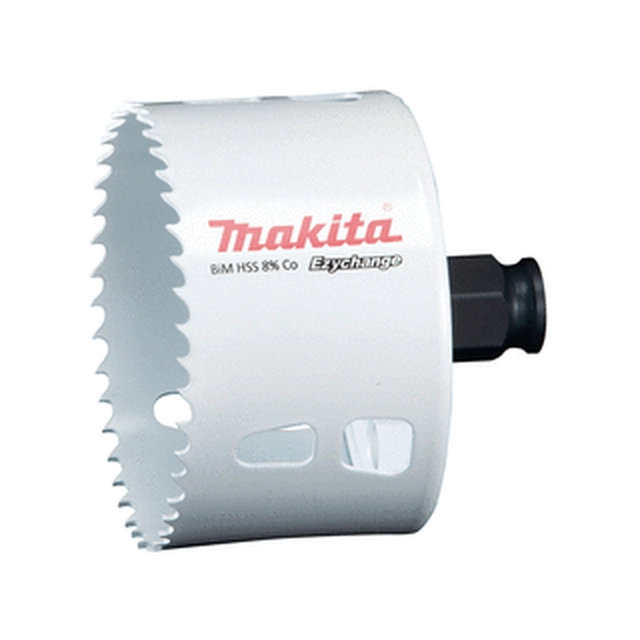 Cortador circular Makita 79 mm | Comprimento: 44 mm | HSS-Cobalto Bimetal | Captura de ferramenta: Ezychange |