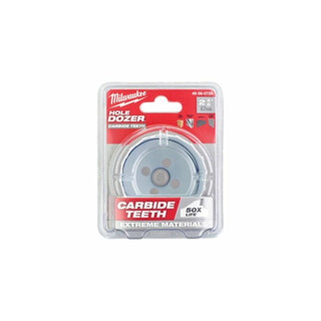 Cortador circular Milwaukee 65 mm | Comprimento: 41 mm | HSS-Cobalto Bimetal | Punho da ferramenta: Rosqueado |