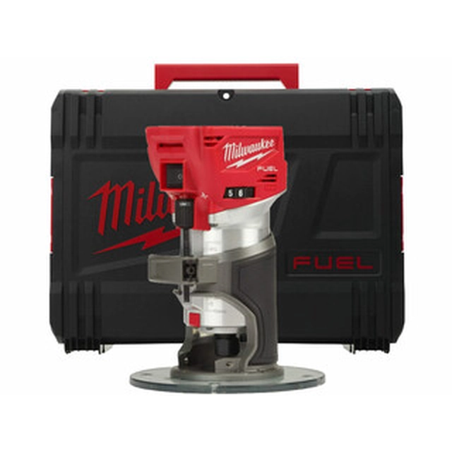 Cortador de bordas sem fio Milwaukee M18FTR-0X 18 V | 10000 a 31000 RPM | Carbono sem escova | Sem bateria e carregador | No caso de serviço pesado