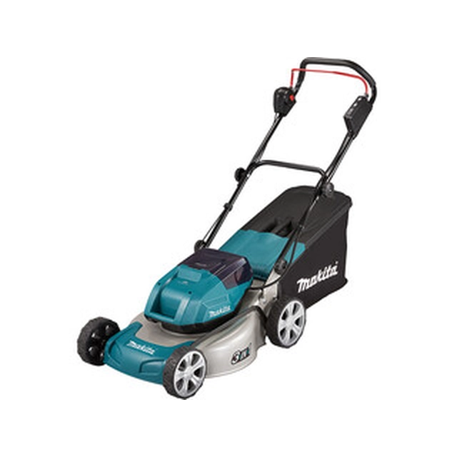 Cortador de grama sem fio Makita DLM463Z 2 x 18 V | 460 mm | 800 m² | Carbono sem escova | Sem bateria e carregador