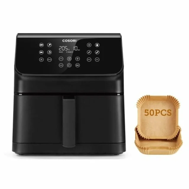 Cosori Premium II Chef Edition Фритюрник с горещ въздух Черен 6,2 L