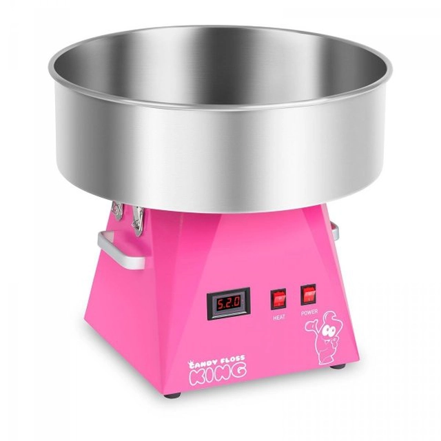 Cotton candy machine - LED - 52 cm ROYAL CATERING 10010595 RCZK-1030-W-R