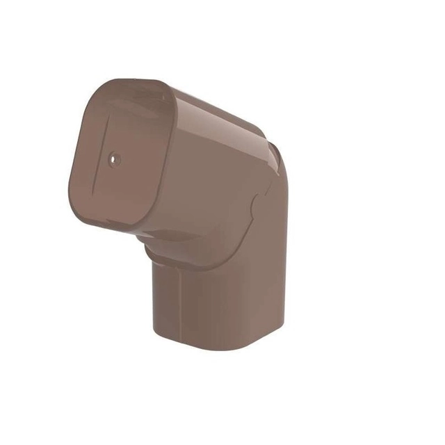 Coude pour conduit de conditionnement d'air Tecnosystemi, flexible vertical Brown-Line CPS72-EXC marron