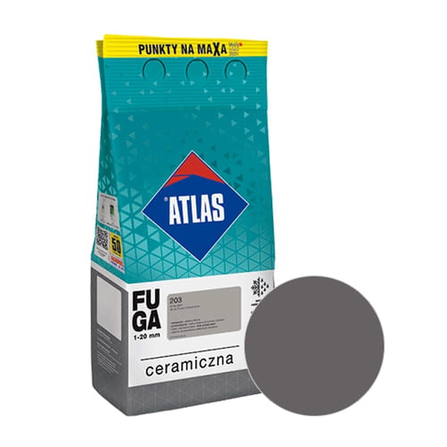 Coulis céramique Atlas 5 kg gris foncé 036