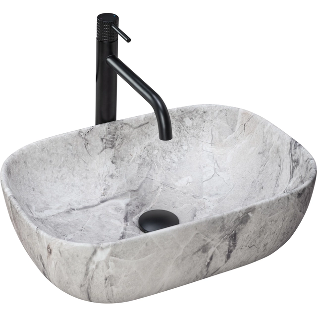 Countertop washbasin Rea Livia Stone Mat