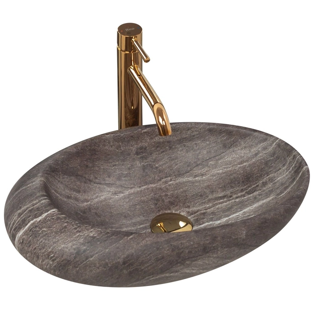 Countertop washbasin Rea Roxy A Stone D.Grey