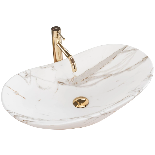 Countertop washbasin Rea Royal Lava Mat