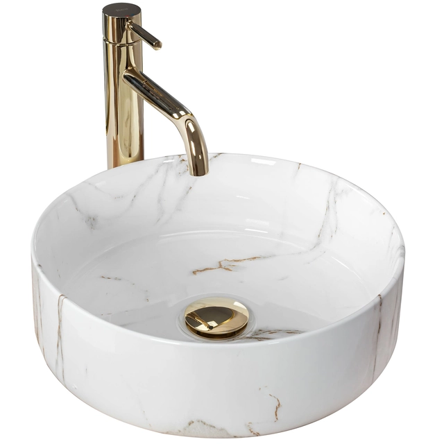 Countertop washbasin Rea Sami Aiax Shiny