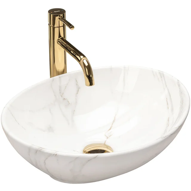 Countertop washbasin Rea Sofia Aiax Shiny