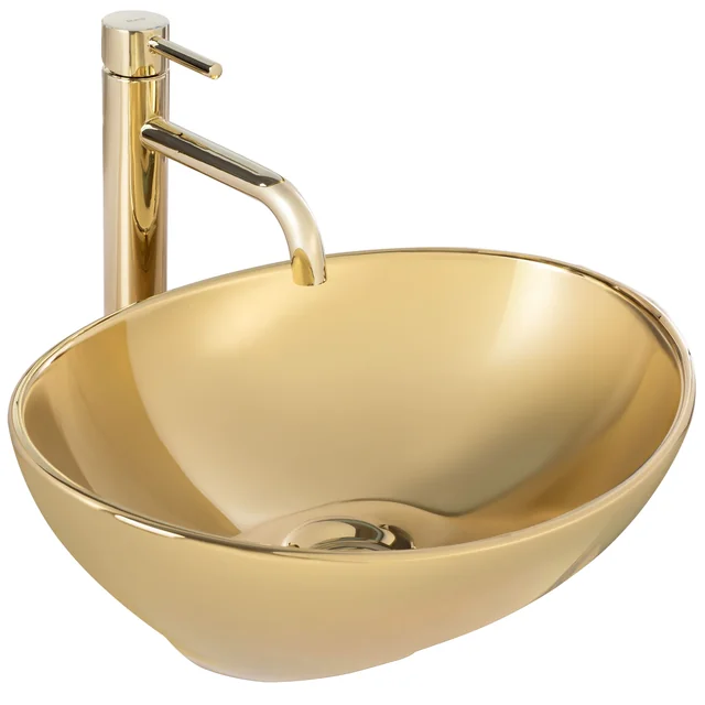 Countertop washbasin Rea Sofia Gold