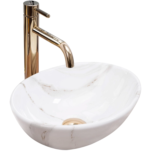 Countertop washbasin Rea Sofia Mini Aiax Shiny