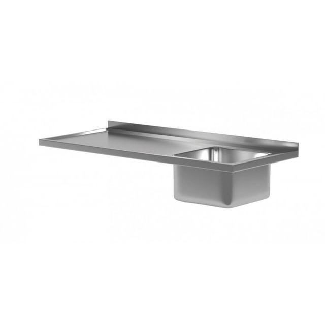 Countertop with sink 1000 x 600 x 40 mm POLGAST BL-201106 BL-201106