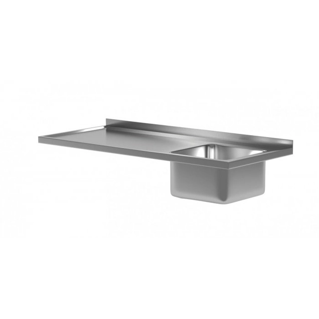 Countertop with sink 1100 x 600 x 40 mm POLGAST BL-201116 BL-201116