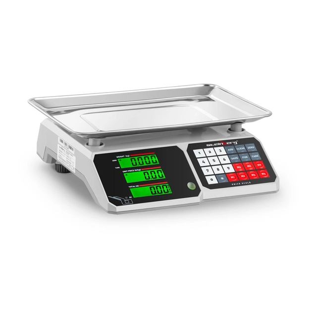 Counting grocery scale with memory and piece counting function SBS-PW-301CB 30kg / 1g