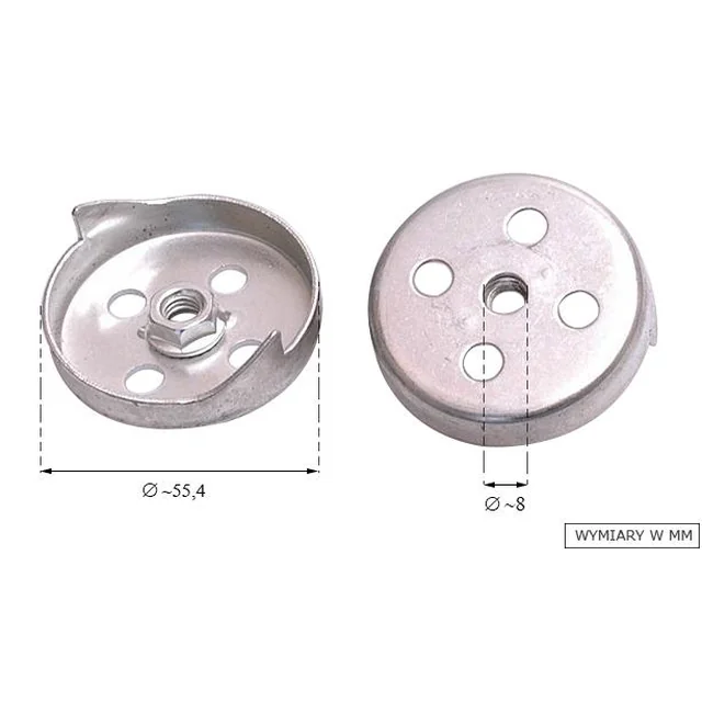 Coupelle de démarrage NAC, coupe-bordures du marché NZ62