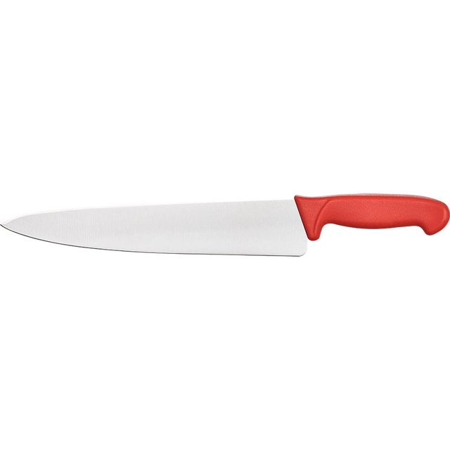 Couteau de cuisine L 250 mm rouge
