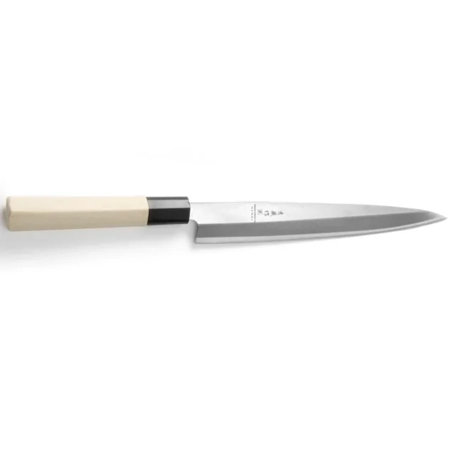 Couteau japonais SASHIMI avec manche en bois 210 mm - Hendi 845059