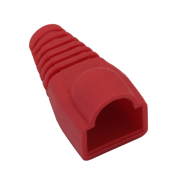 Couvercle en caoutchouc 8p8c rouge 50 pcs.