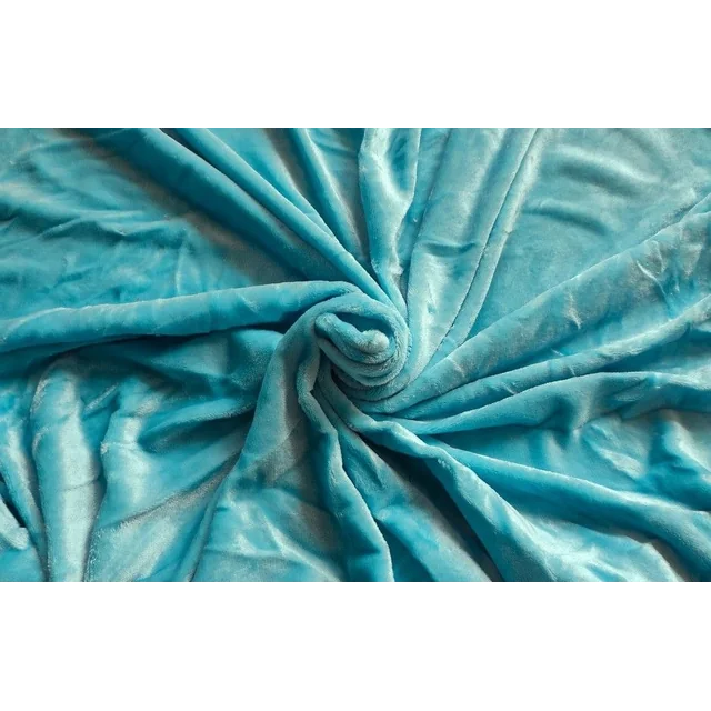 Couverture en microfibre - 150 x 200 cm, turquoise