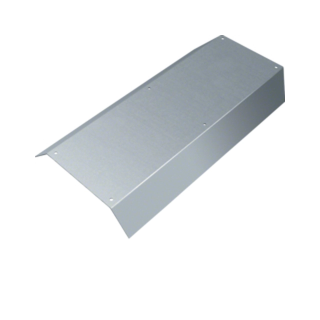 Cover for above-floor electrical installation ducts Hager AKBAZ2500702 Cover on one side oblique Branch Steel