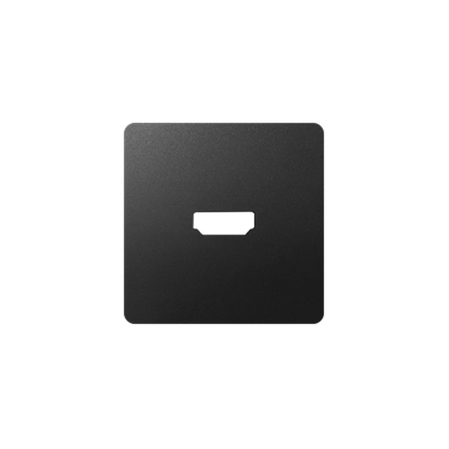 Cover for HDMI socket; graphite