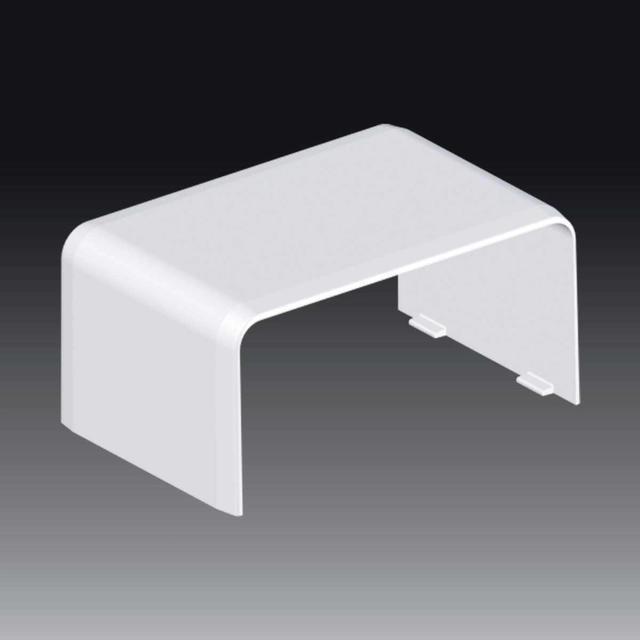 Cover LH 80x40 connecting, white, 8502