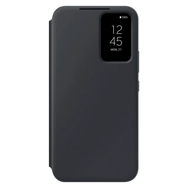 Cover til etui med klapvindue, pung til Galaxy A54 5G Smart View Wallet-kort, sort