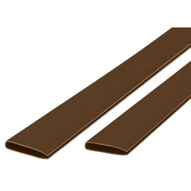 Covering strip for PVC mat 10x1m Chocolate