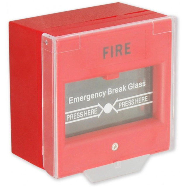 CP-02 emergency detector with glass for breaking red