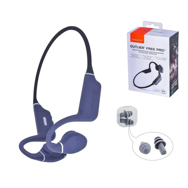 Creative Technology Bluetooth Sports Headphones Blue