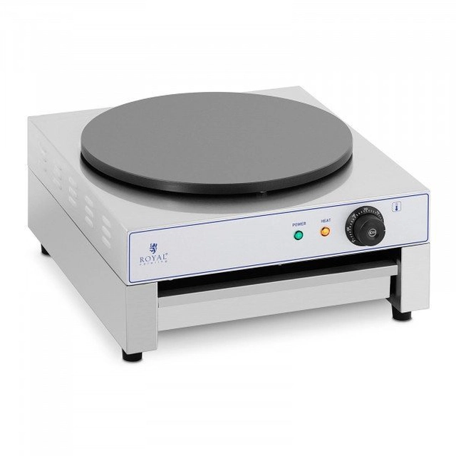 Crepes maker - Ø400 mm - 3000 W - pull-out drawer - royal_catering ROYAL CATERING 10012374 RC-CMS001