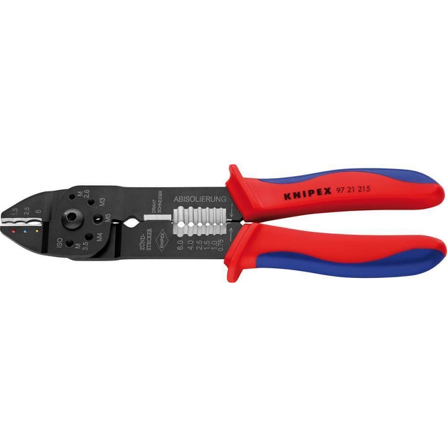 Crimping pliers 9721215, for insulated cable ends 0.75-6qmm KNIPEX