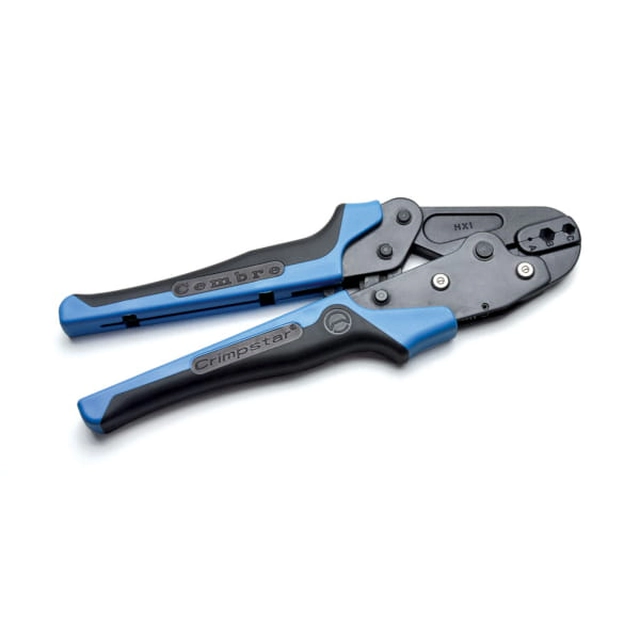 Crimpstar hand crimp tool for RG58, RG59, RG62 and RG 71 coaxial connectors