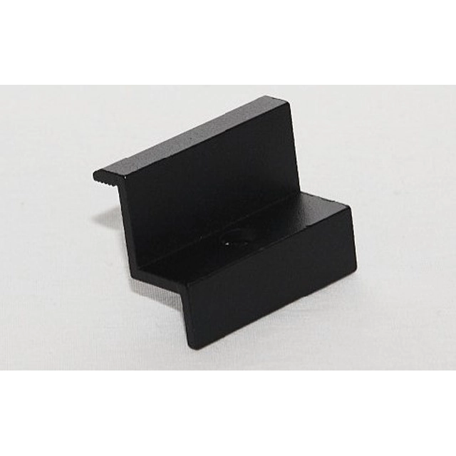 Crna krajnja stezaljka za montažu 32 mm Aluminij