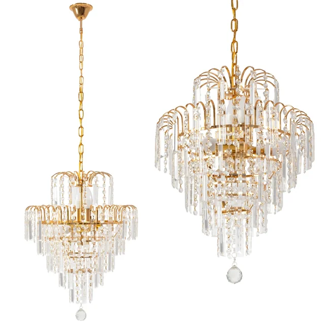 CRYSTAL CEILING LAMP 312358 Gold