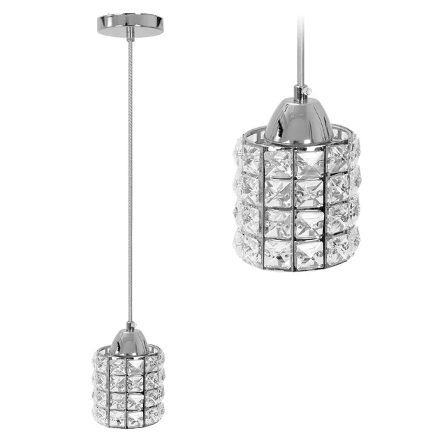 Crystal Ceiling Lamp APP727-1CP Silver