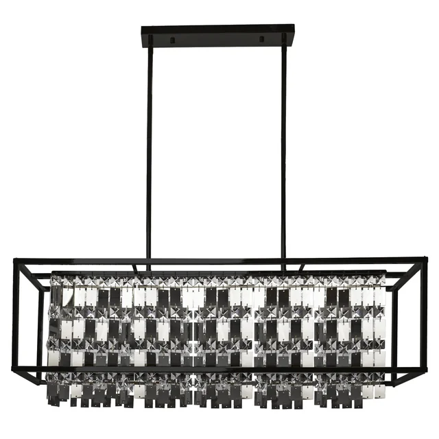 CRYSTAL HANGING LAMP APP1112-4CP BLACK